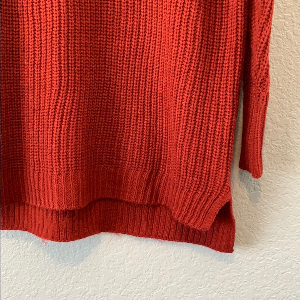 Red Turtle Neck Sweater - Picture 3 of 3